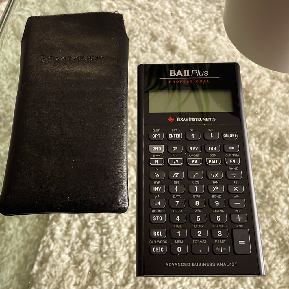 Texas Instruments BA II Plus Professional Calculator